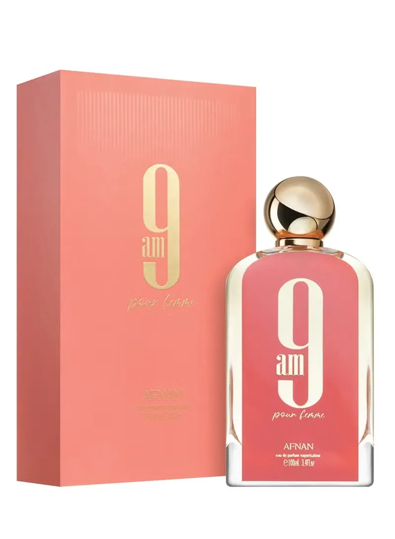 Afnan 9 AM Pour Femme EDP – Fresh Citrus Fragrance for Women 100ml