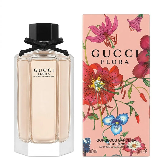 Gucci Flora Gorgeous Gardenia Eau de Toilette 100ml | Floral Fruity Fragrance for Women