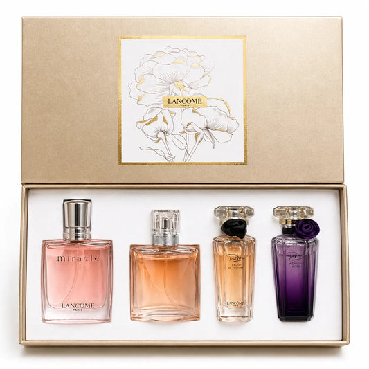 Lancôme Women Mini Perfume Gift Set 4 Piece Collection | Luxury Fragrance Set for Women