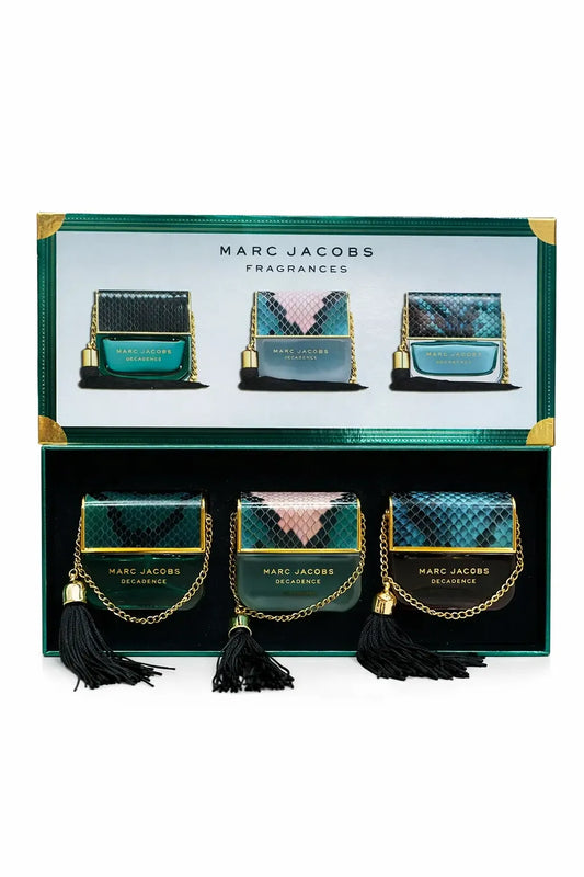 Marc Jacobs Decadence Mini Perfume Gift Set 3 Piece for Women | Luxury Designer Fragrance Collection