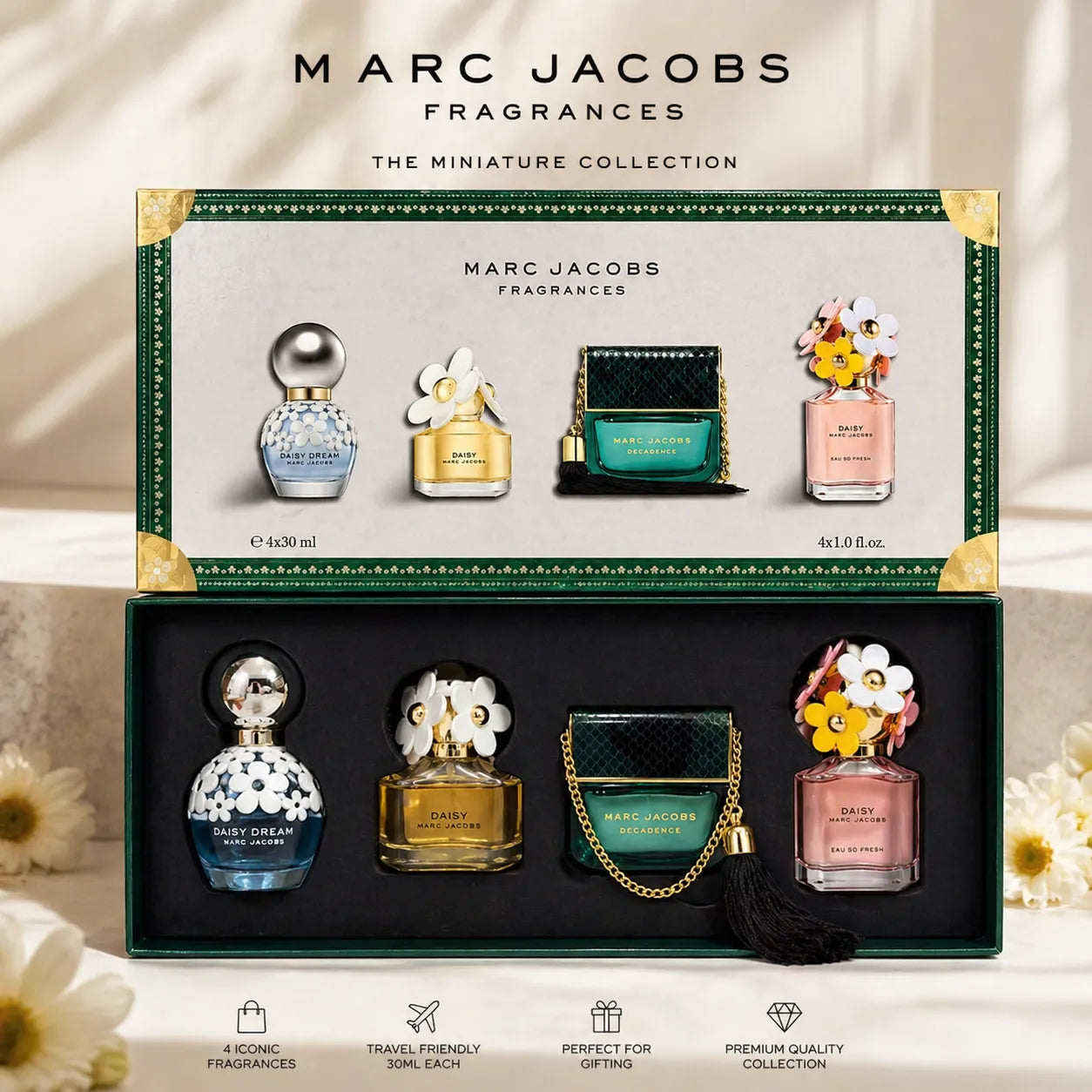 Marc Jacobs Mini Perfume Collection Gift Set for Women (4 x 30ml)