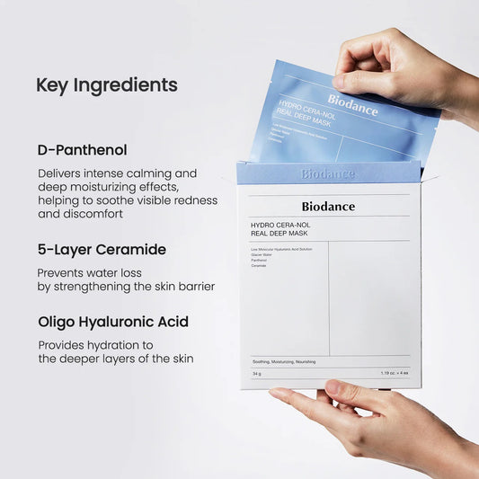 Biodance Hydro Cera-Nol Real Deep Mask ( 4x sheet Masks )