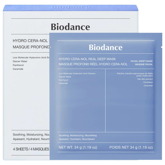 Biodance Hydro Cera-Nol Real Deep Mask ( 4x sheet Masks )