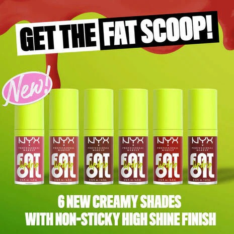 NYX Fat Oil Lip Drip Bundle of 6