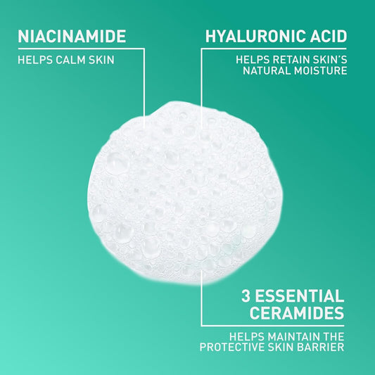 CeraVe Foaming Facial Cleanser – Removes Excess Oil for Normal to Oily Skin