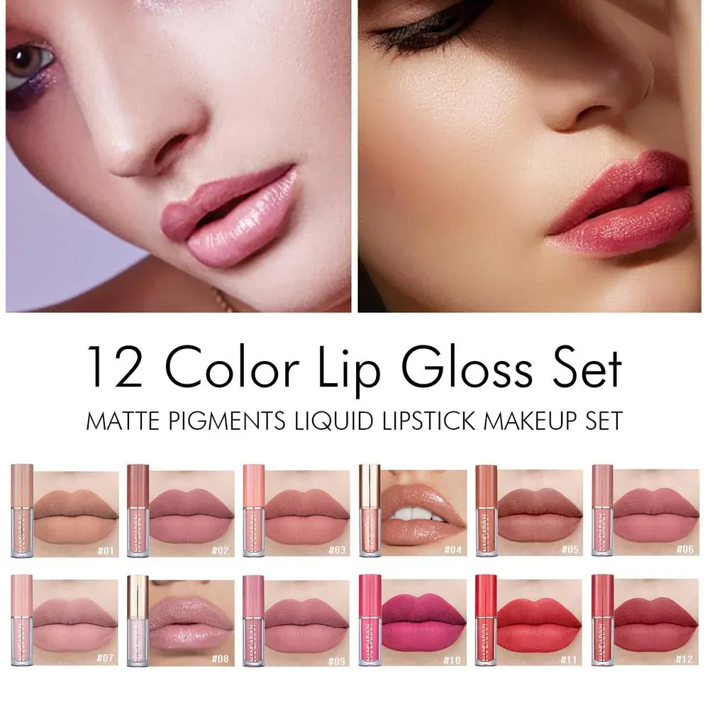 Handaiyan Lip Gloss 12 PC Set