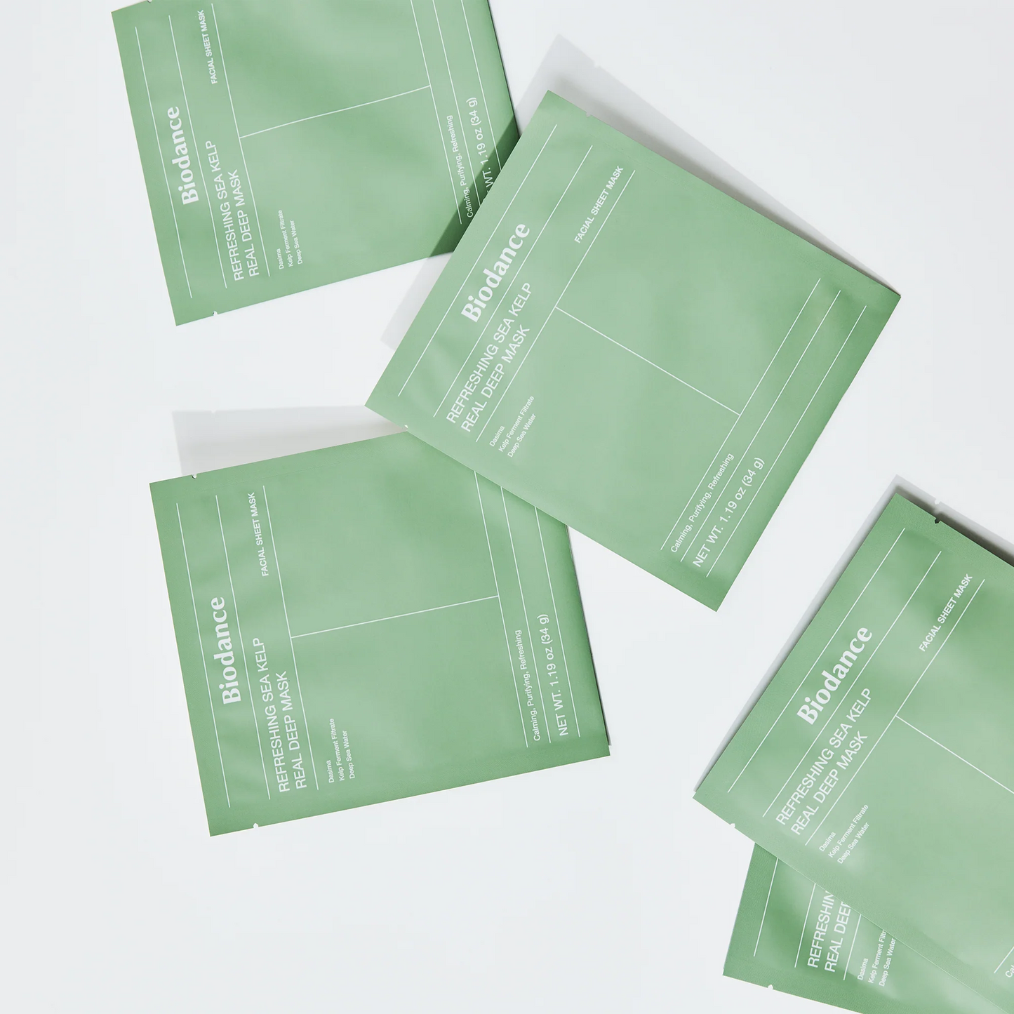 Biodance Refreshing Sea Kelp Mask 4x Sheet Masks