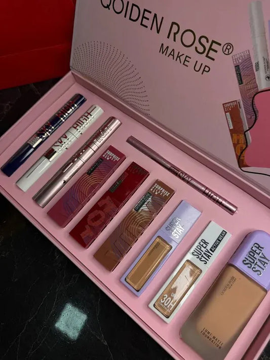 Qoiden Rose Premium Makeup Set