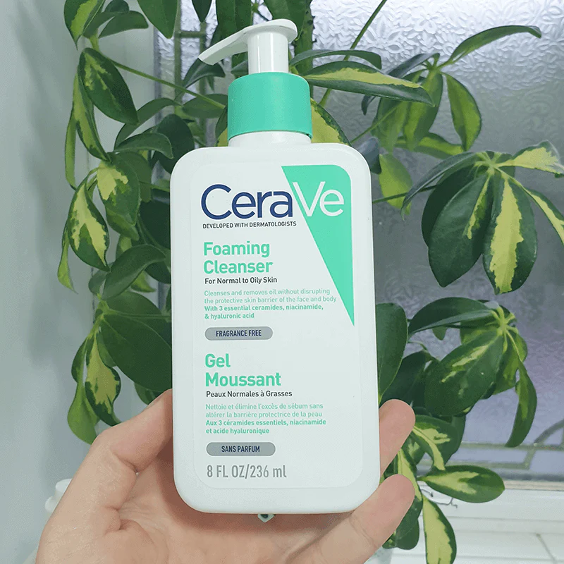 CeraVe Foaming Cleanser – Daily Face Wash for Normal to Oily Skin