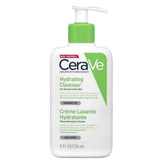 CeraVe Hydrating Cleanser – Gentle Face Wash for Normal to Dry Skin