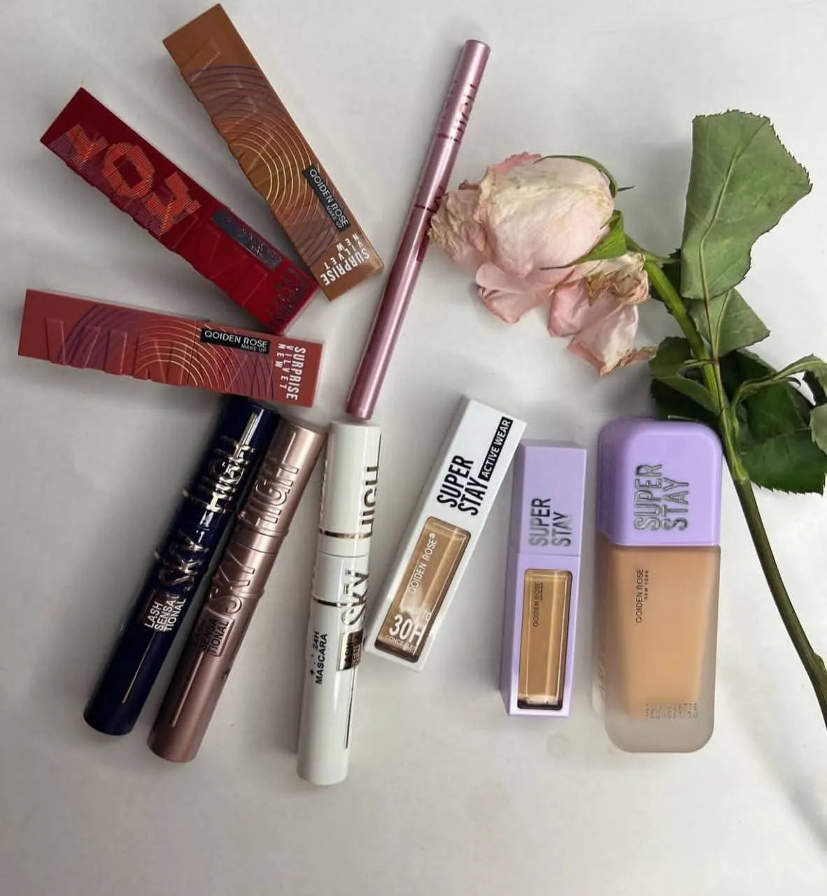 Qoiden Rose Premium Makeup Set