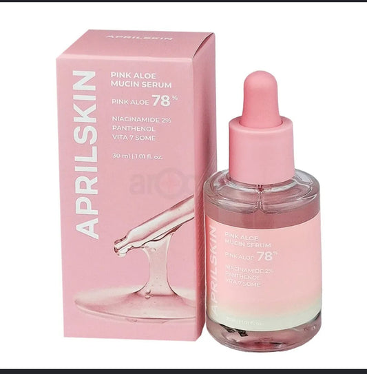 April Skin Pink Aloe Mucin Serum 30Ml