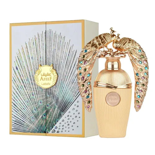 Lattafa Afeef EDP – Sweet Peach & Amber Floral Perfume 100ml