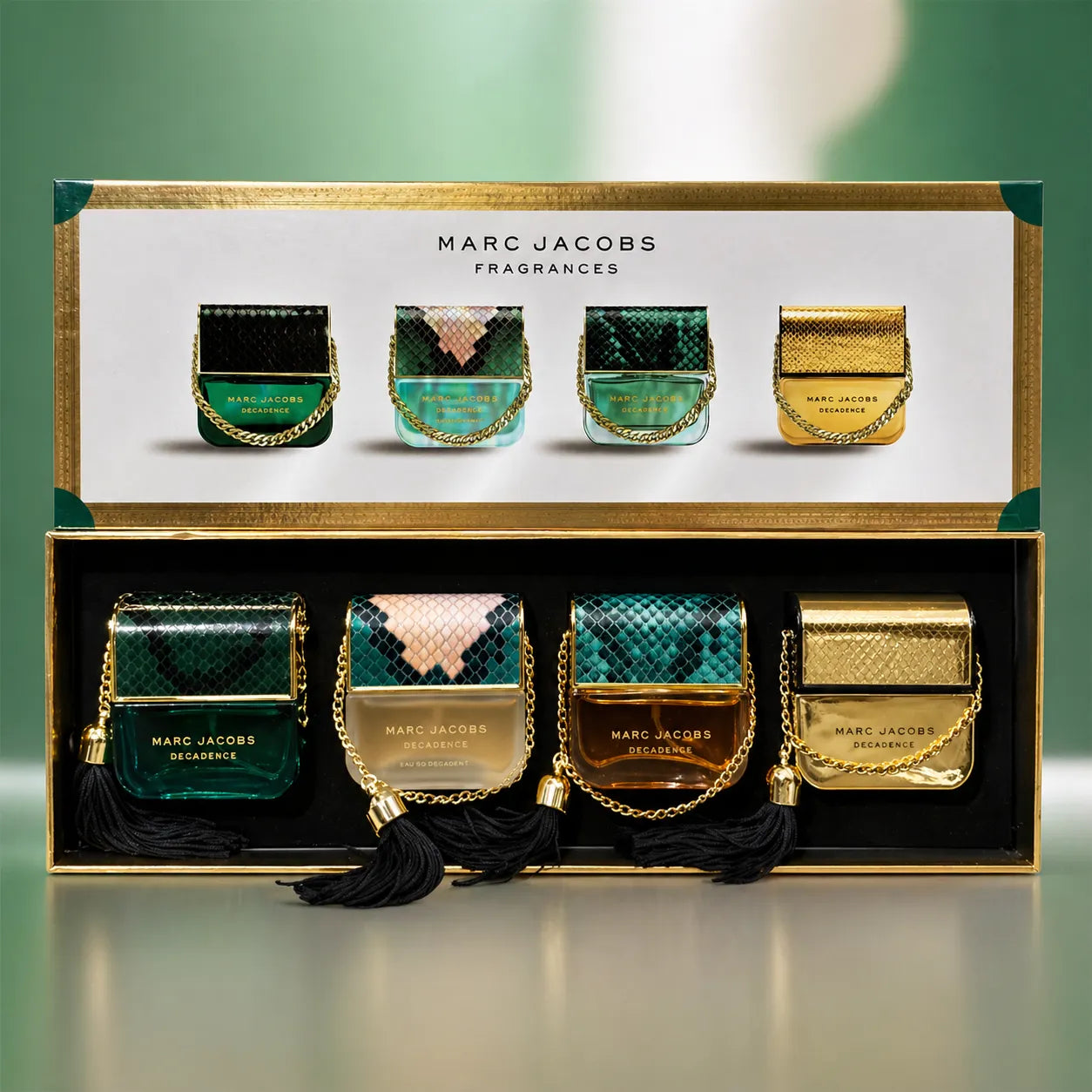 Marc Jacobs Decadence 4-Piece Perfume Gift Set for Women | Designer Mini Fragrance Collection
