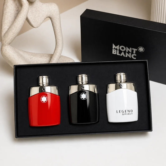 Mont Blanc Men’s Fragrance Discovery Gift Set | Legend Collection 3-Piece Perfume Set