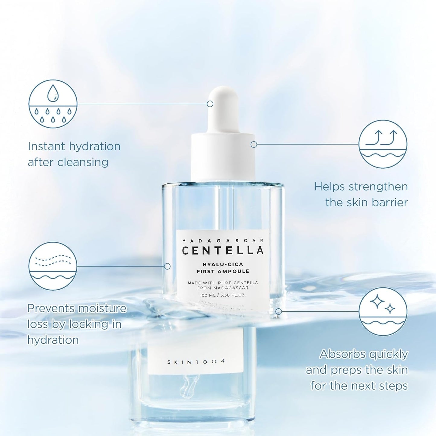 Skin1004 Madagascar Centella Hyalu-Cica First Ampoule 100ml