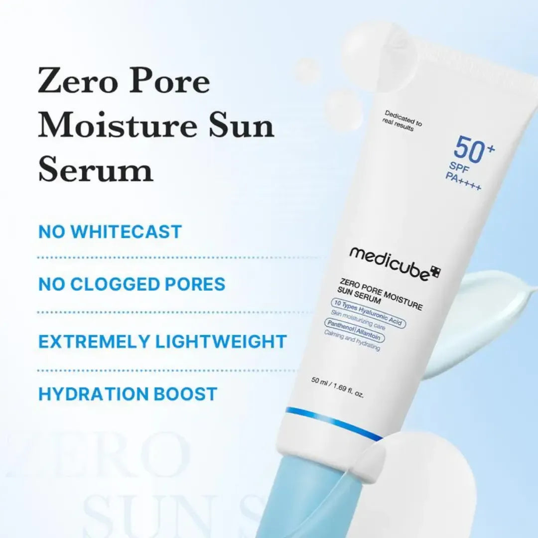 Medicube Zero Pore Moisture Sun Serum SPF50+ PA++++ 50ml
