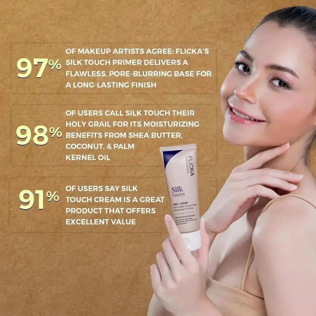 Flicka Silk Touch 3-in-1 Moisturizer + Primer + Sunscreen for Face