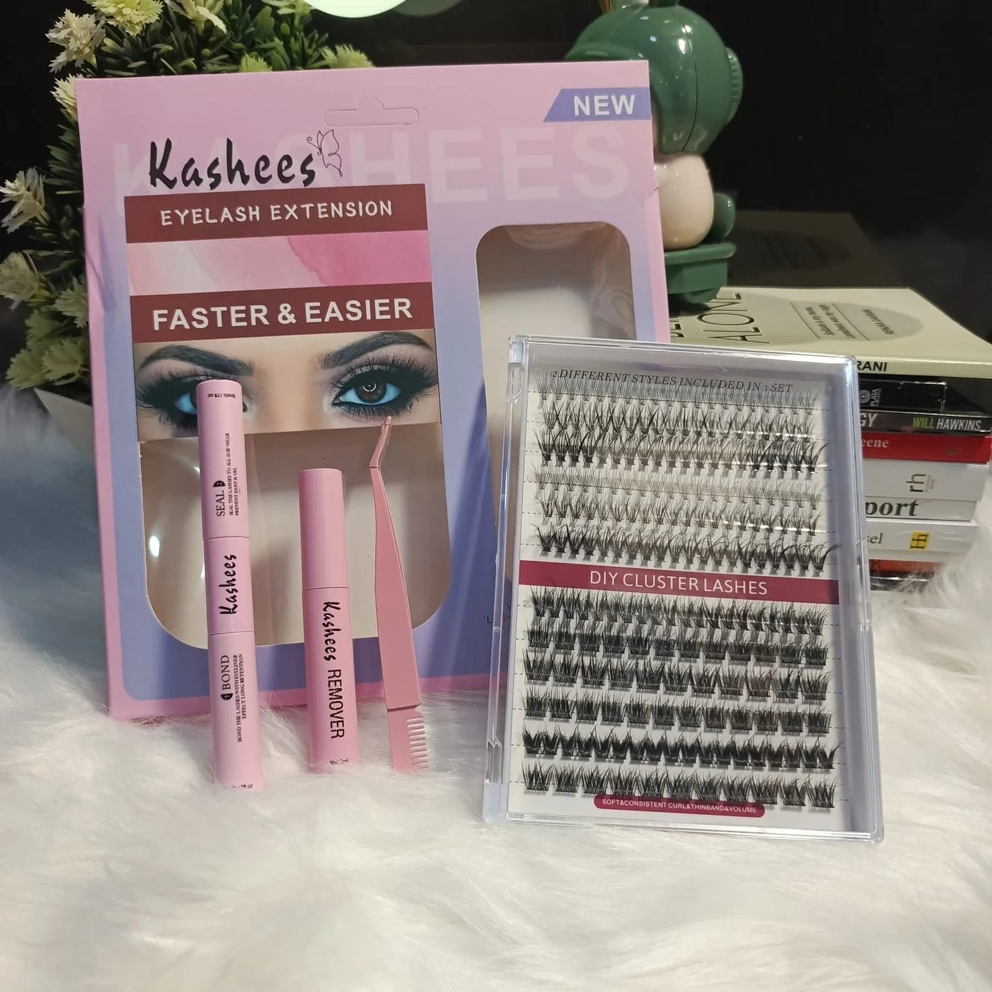 Kashee's Permanent Eyelash Extension Set