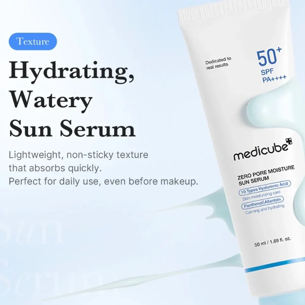 Medicube Zero Pore Moisture Sun Serum SPF50+ PA++++ 50ml