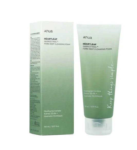 ANUA HEARTLEAF SUCCINIC PORE DEEP CLEANSING FOAM 150ml