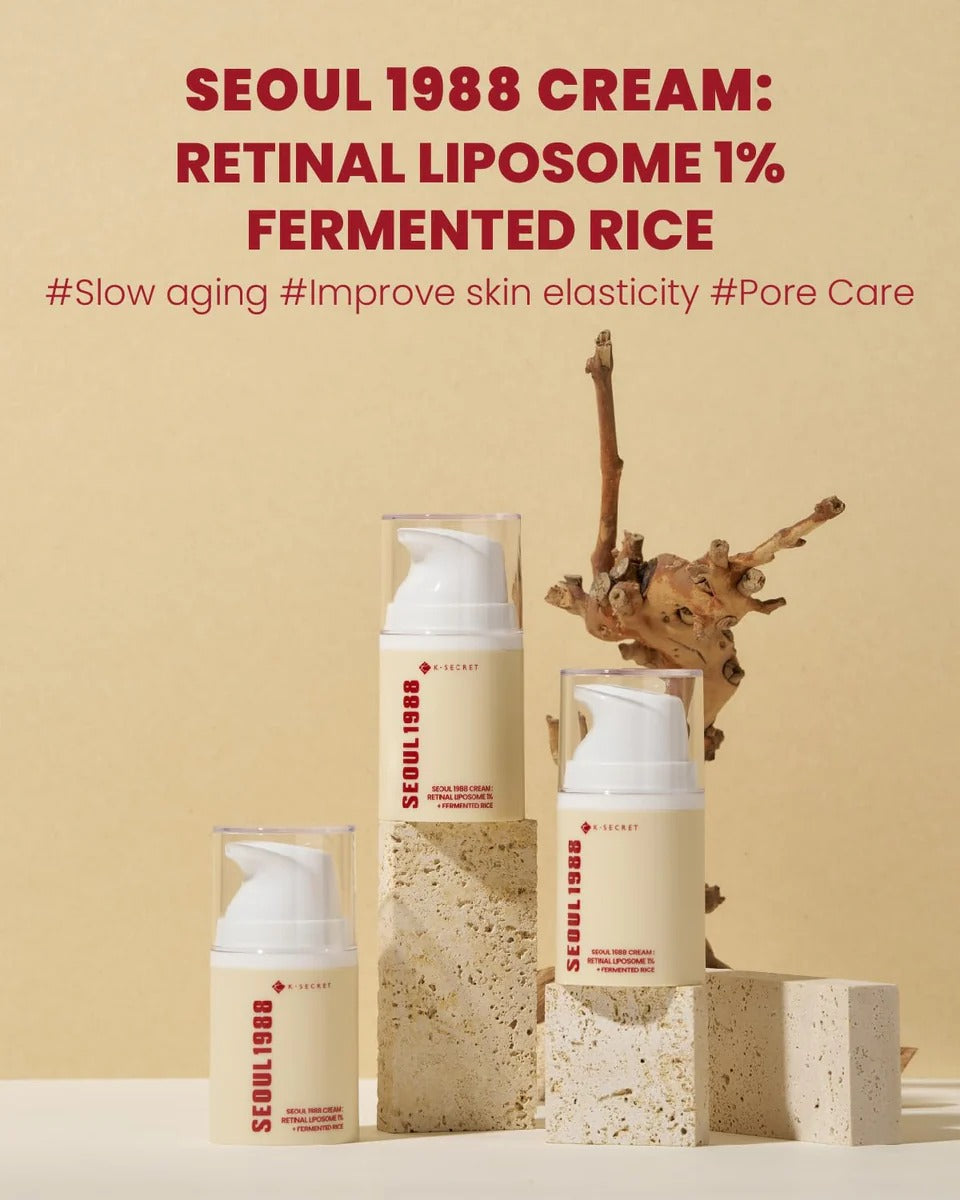 K-Secret Seoul 1988 Retinal Liposome 1% + Fermented Rice Cream 50ml