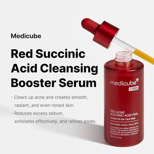 Medicube Red Acne Succinic Acid Peel Peeling Serum 40g