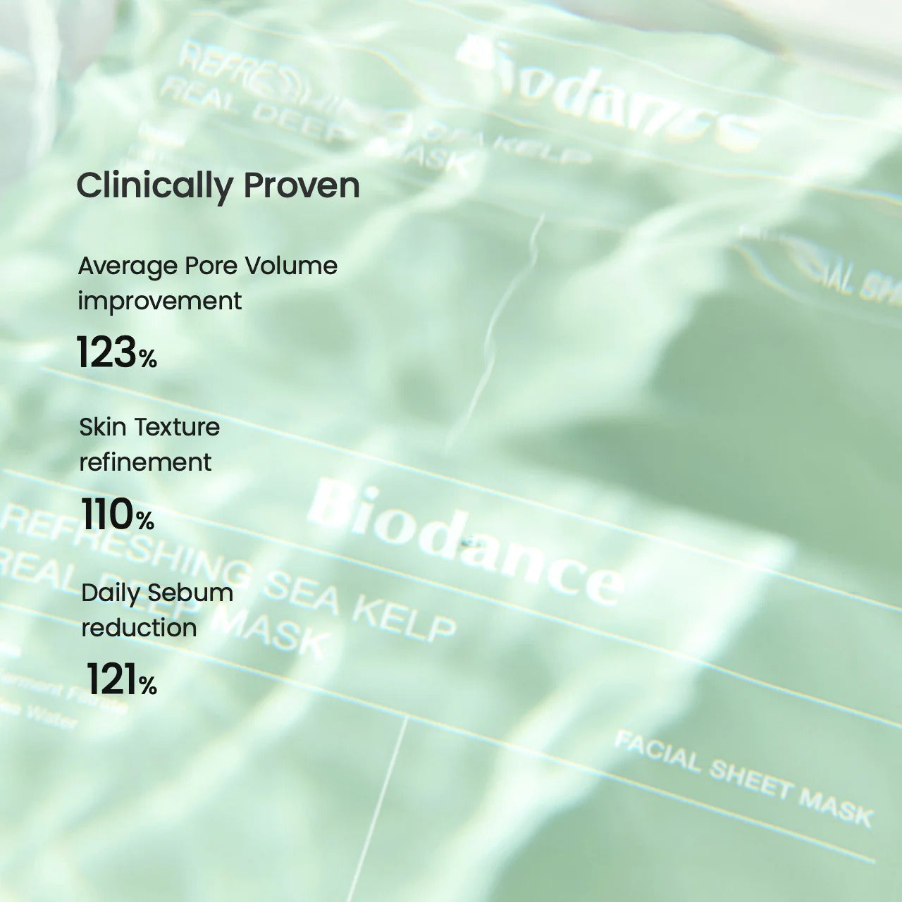 Biodance Refreshing Sea Kelp Mask 4x Sheet Masks