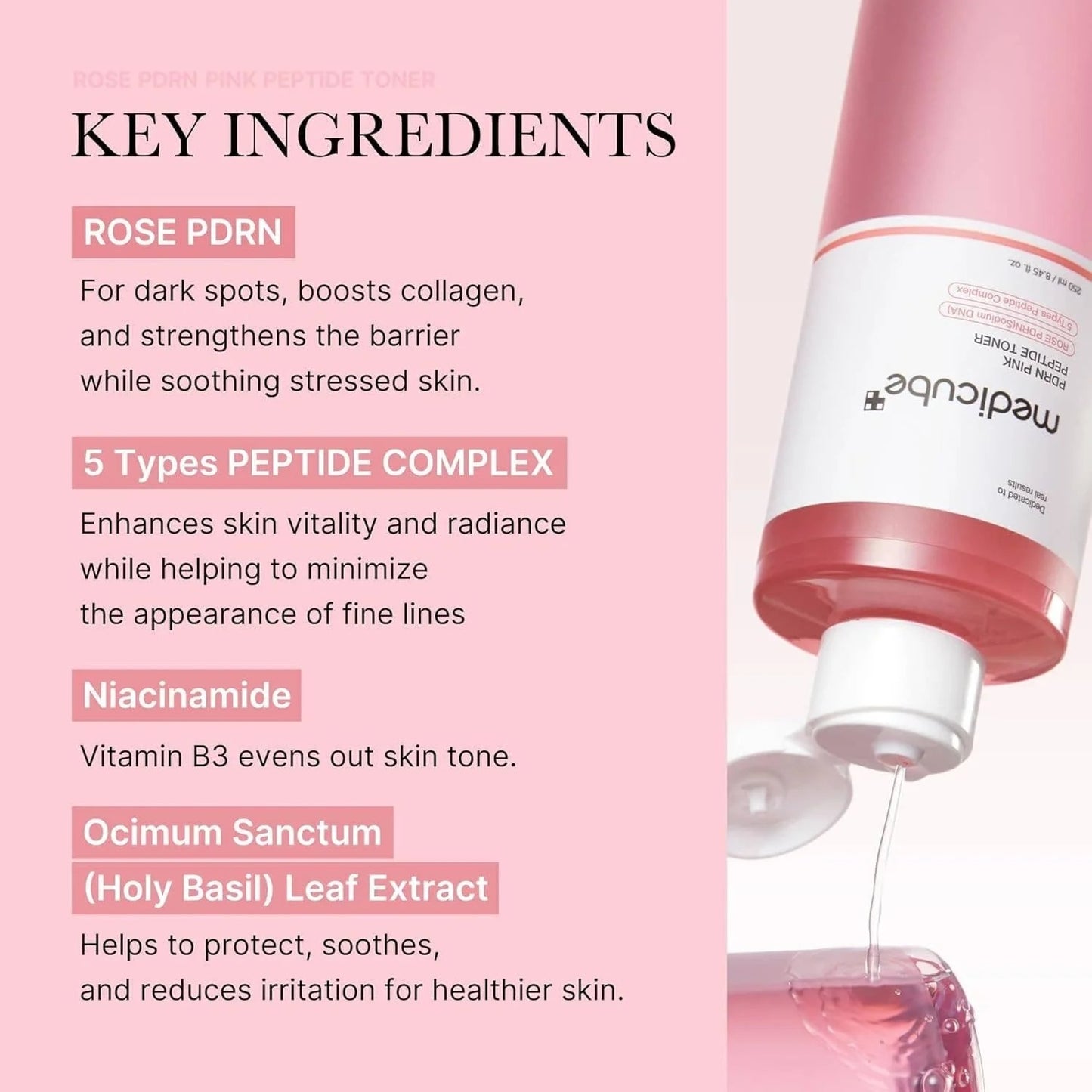 Medicube PDRN Pink Niacinamide Milky Toner 150ml