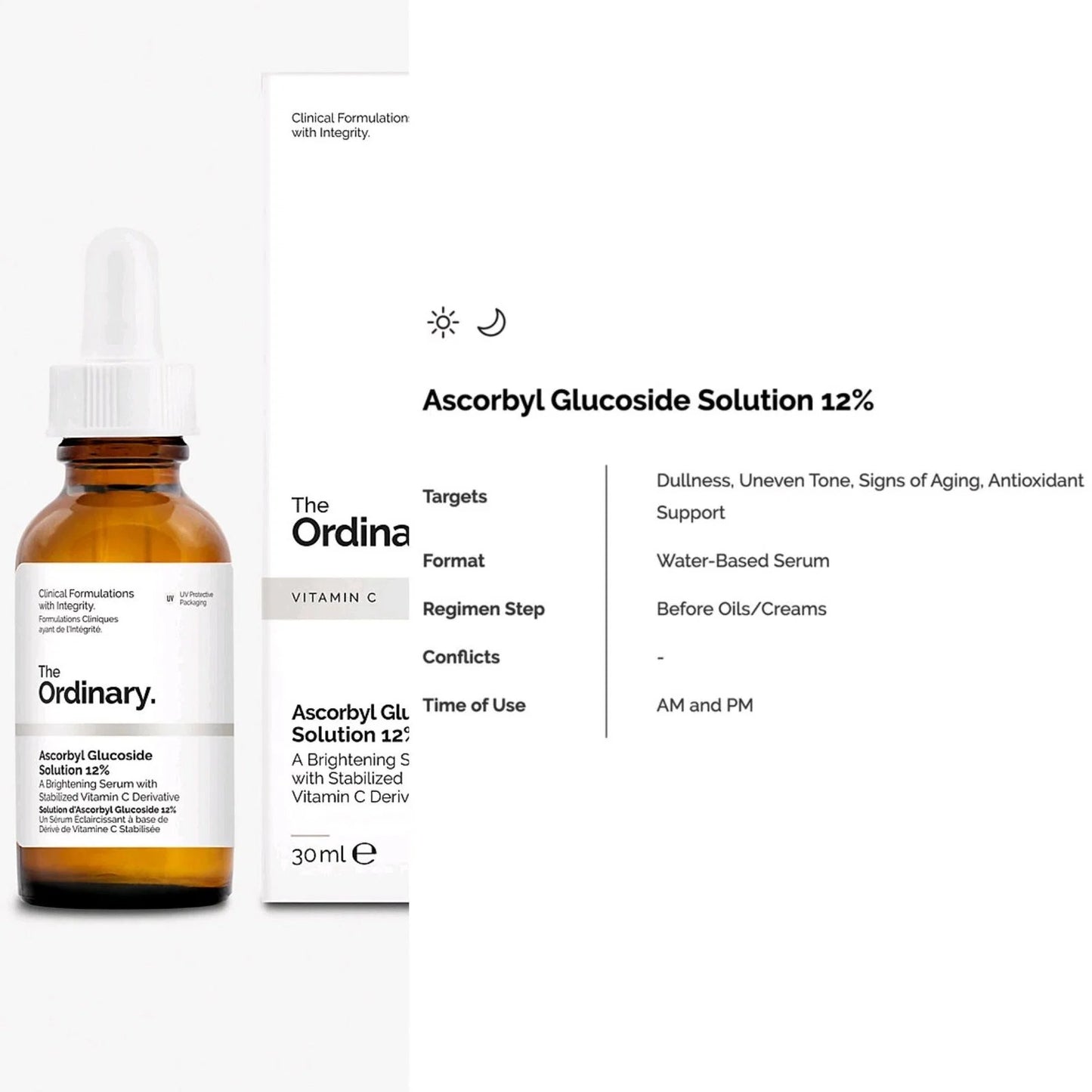 The Ordinary Ascorbyl Glucoside Solution 12% 30ml
