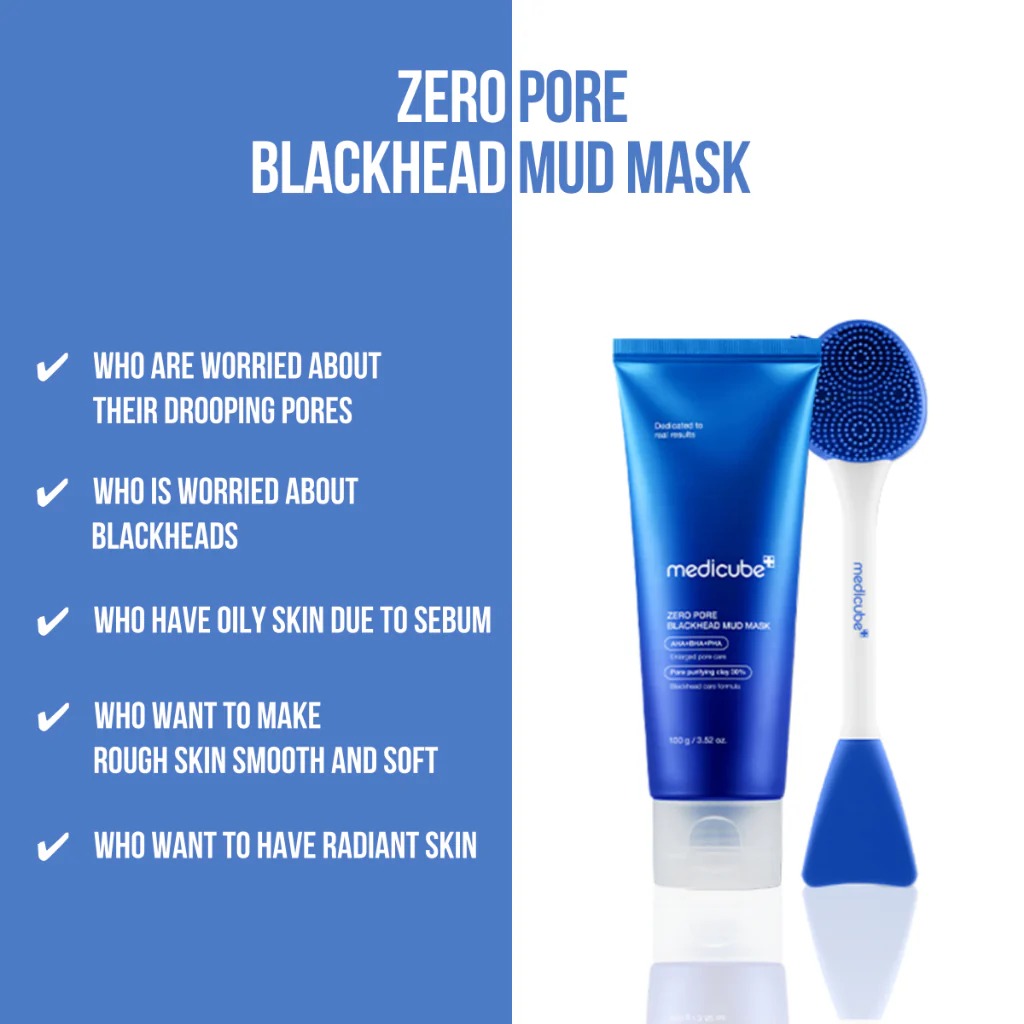 Medicube Zero Pore Blackhead Mud Mask 100g