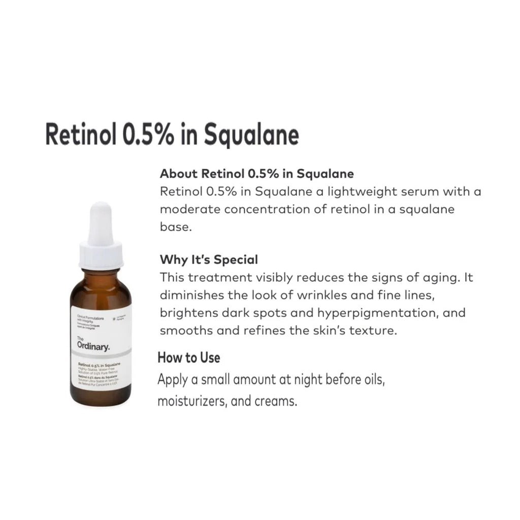 The Ordinary Retinol 0.5% in Squalane