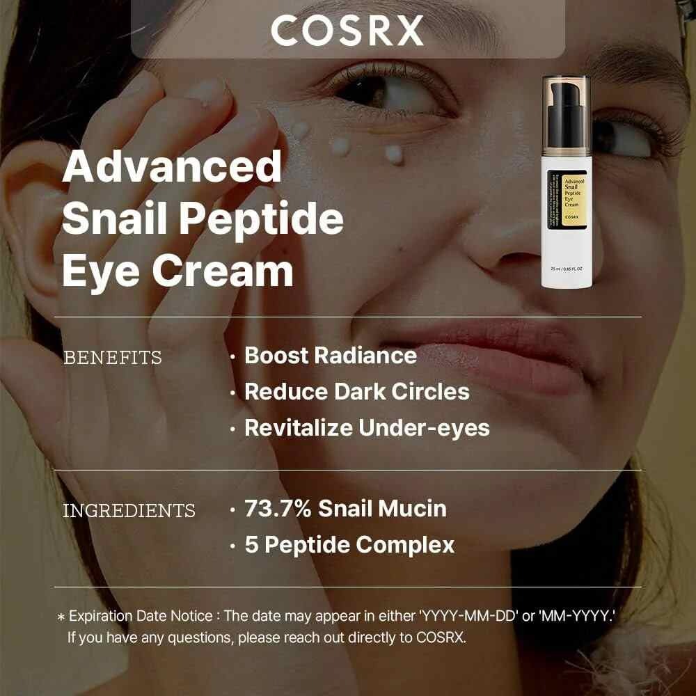 COSRX Advanced Snail Peptide Eye Cream