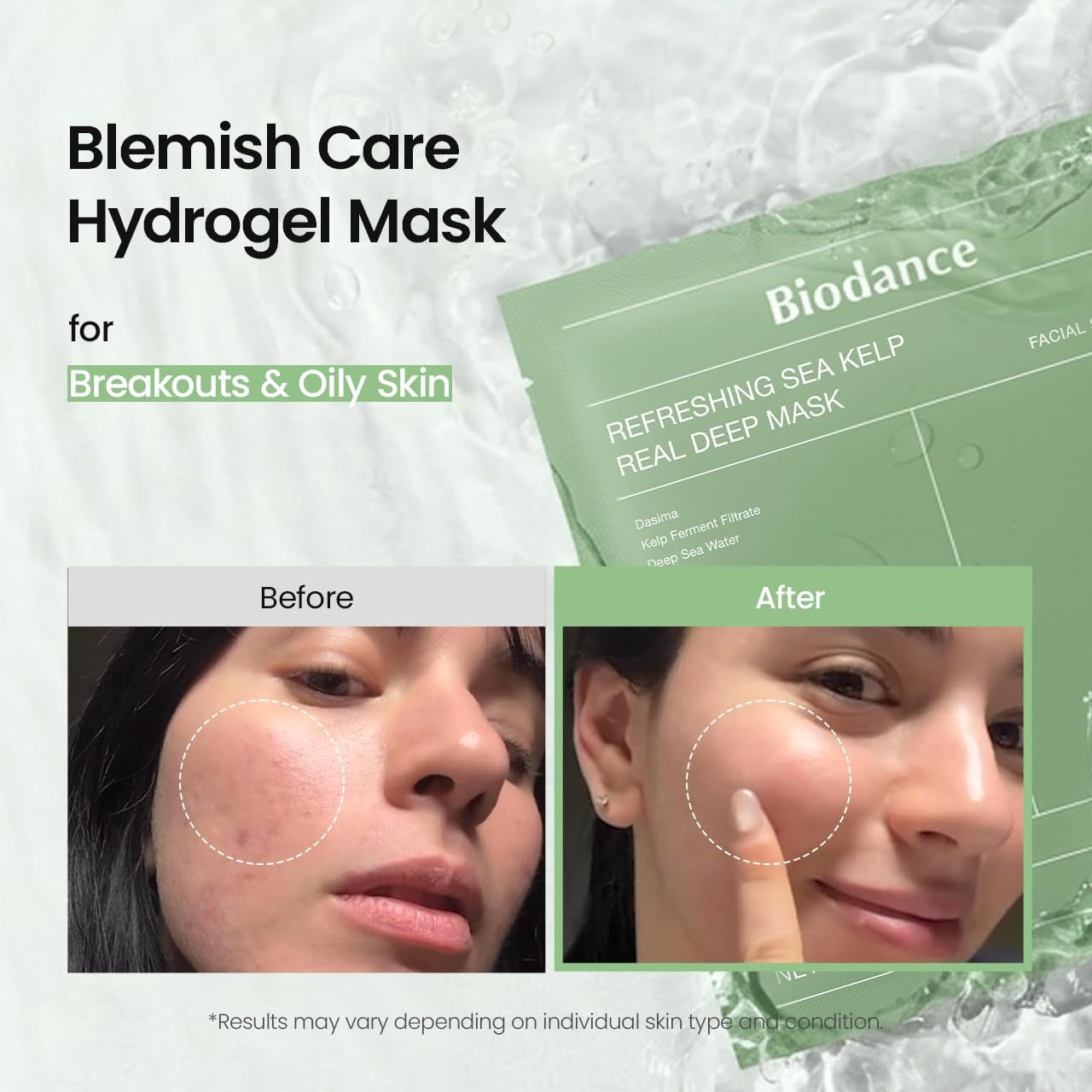 Biodance Refreshing Sea Kelp Mask 4x Sheet Masks