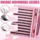 30D Faux Mink Cluster Lash Kit - C Curl 8-15mm
