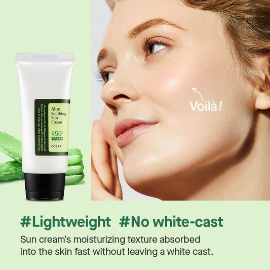 COSRX Aloe Soothing Sun Cream SPF50+ PA+++