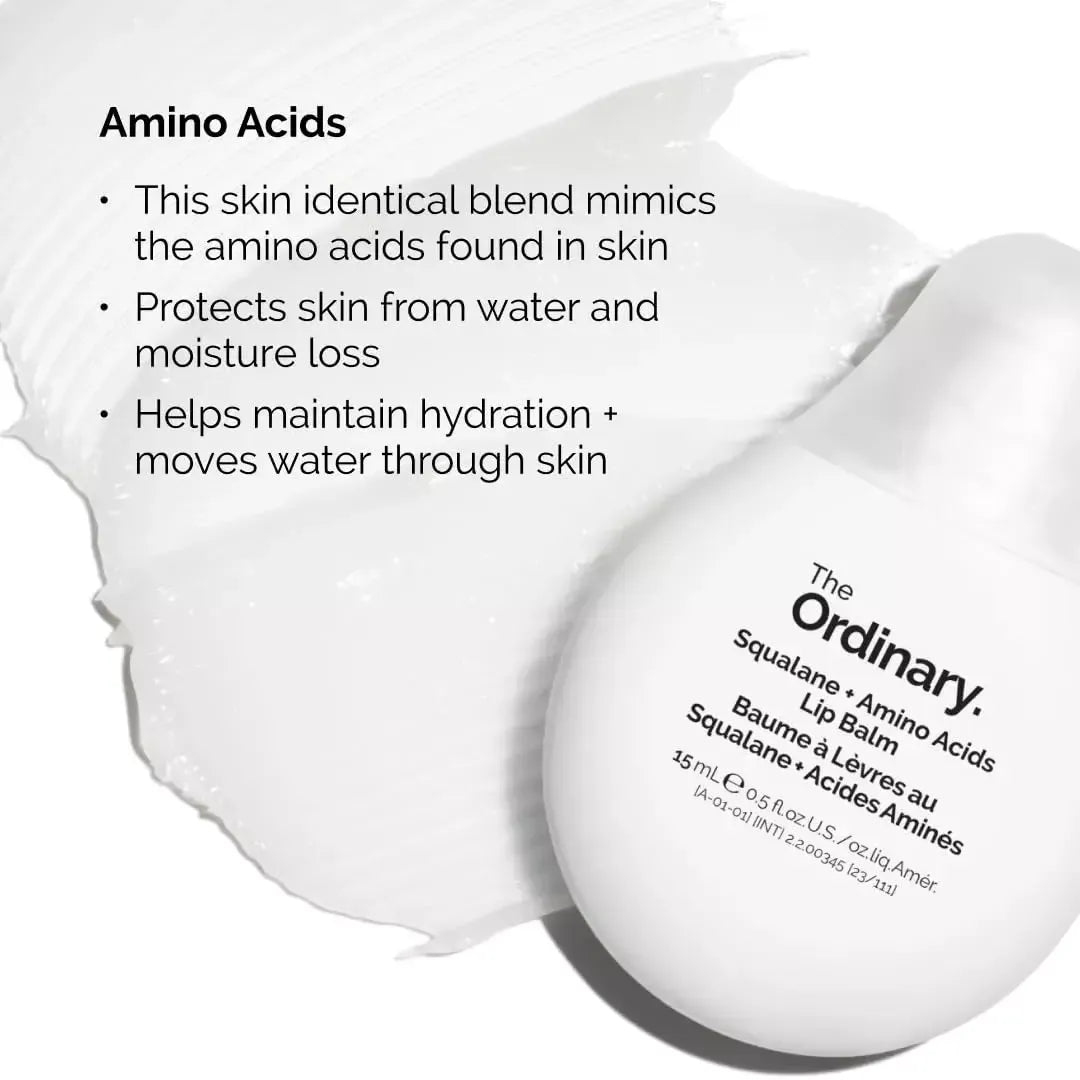 The Ordinary Squalane + Amino Acids Lip Balm 15ml