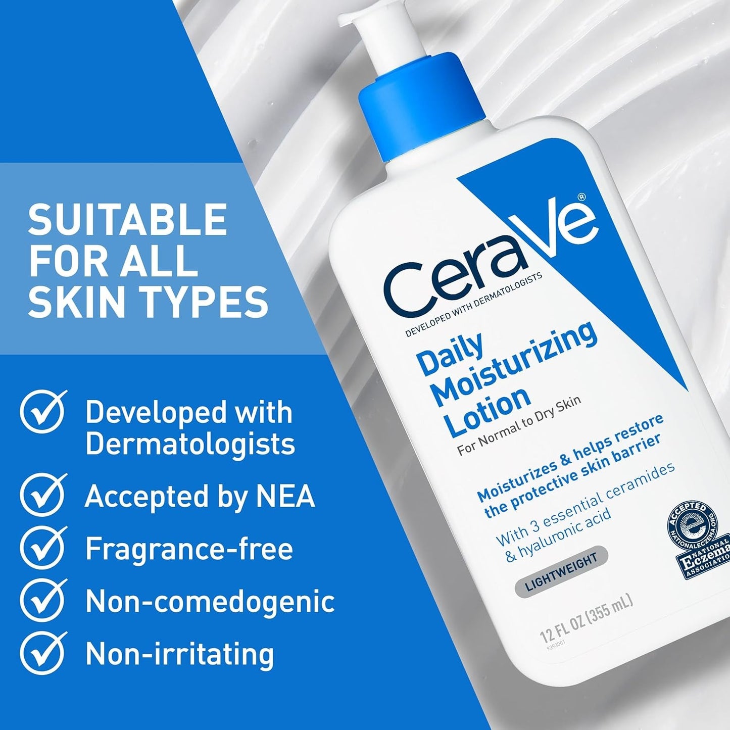 CeraVe Daily Moisturizing Lotion 237ml – Lightweight Hydration for Normal to Dry Skin