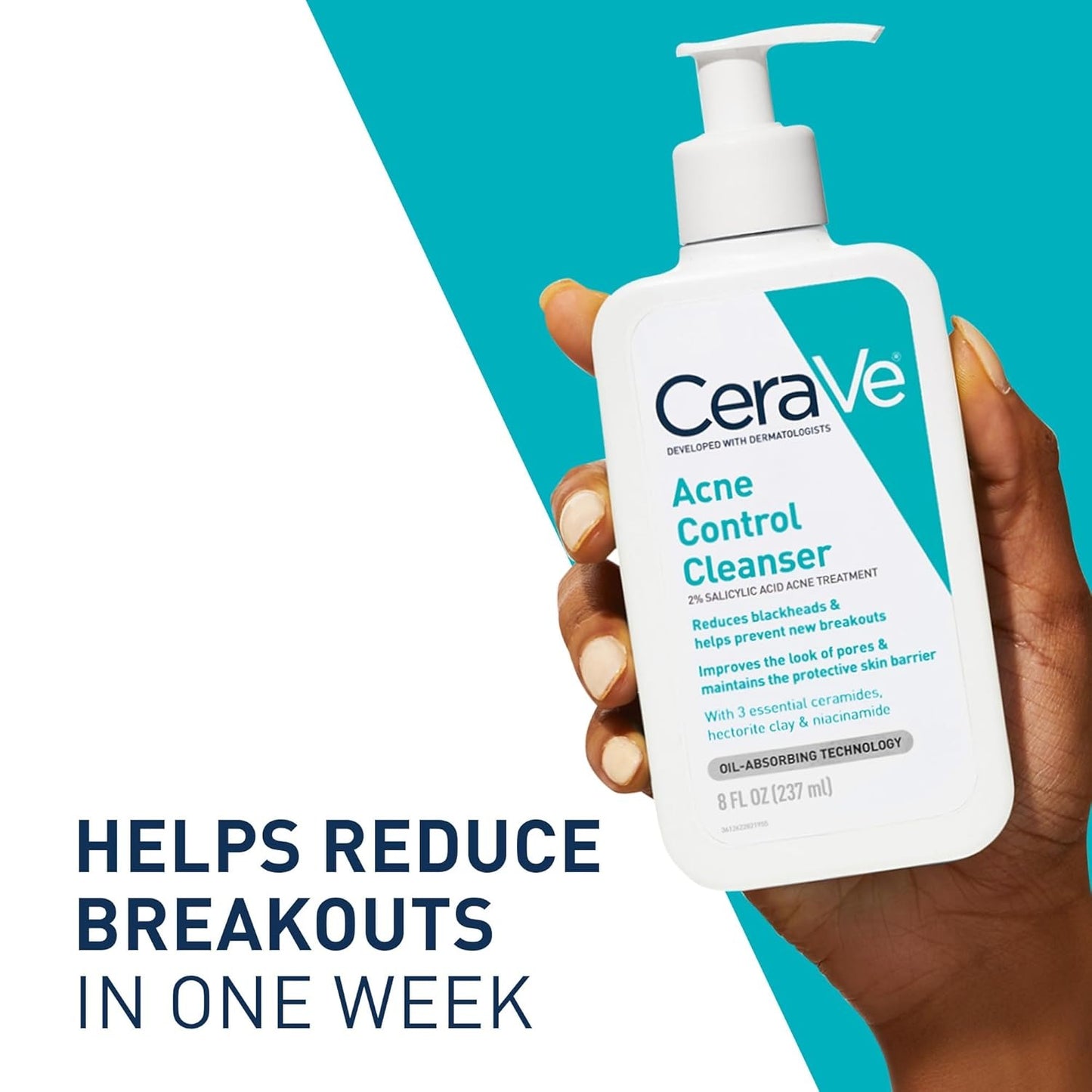CeraVe Acne Control Cleanser 2% Salicylic Acid – 237ml