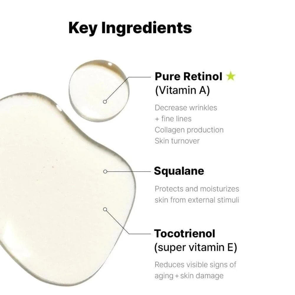 COSRX The Retinol 0.5 Oil with Super Vitamin E & Squalane