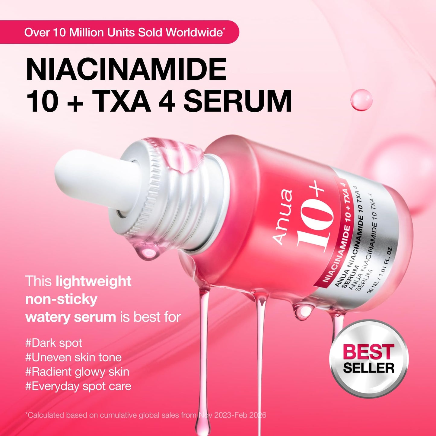 Anua Niacinamide New 10% + TXA 4% Dark Spot Correcting Serum