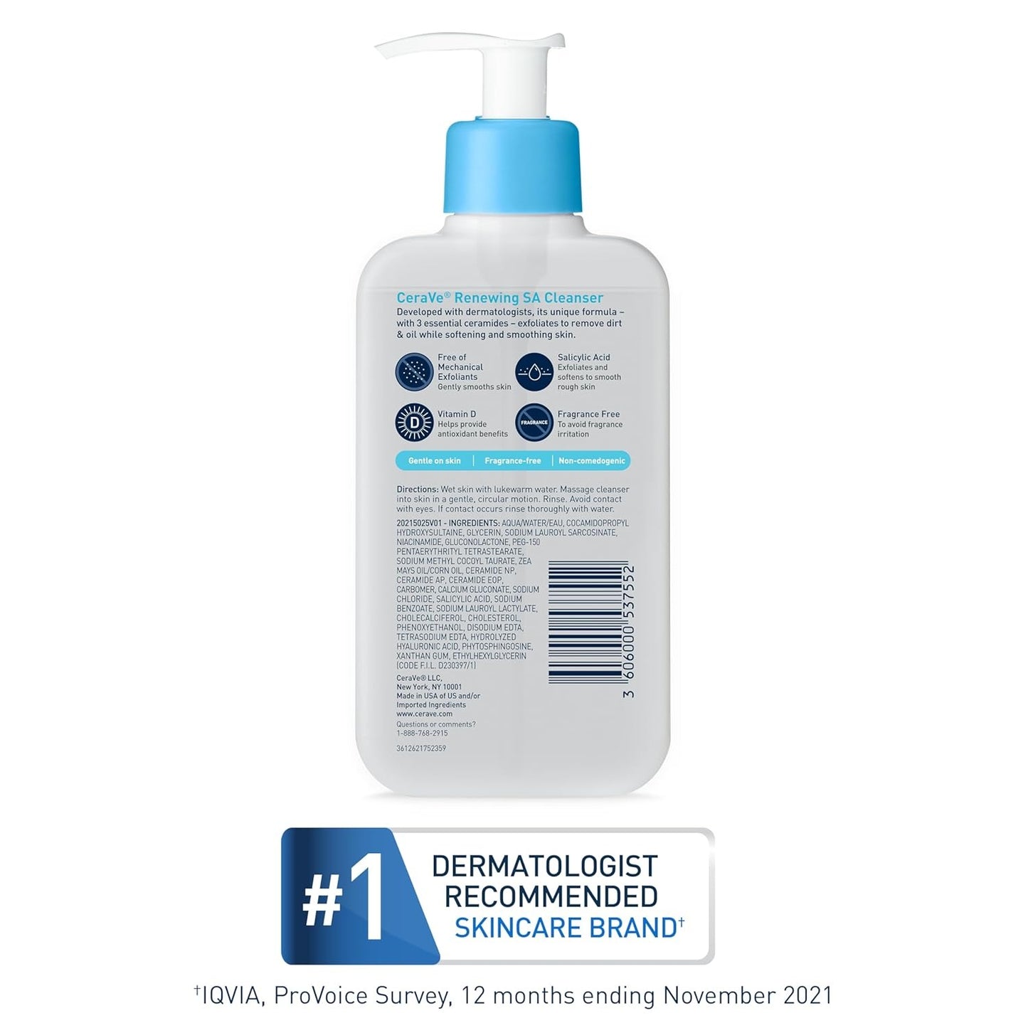 CeraVe SA Smoothing Cleanser with Ceramides