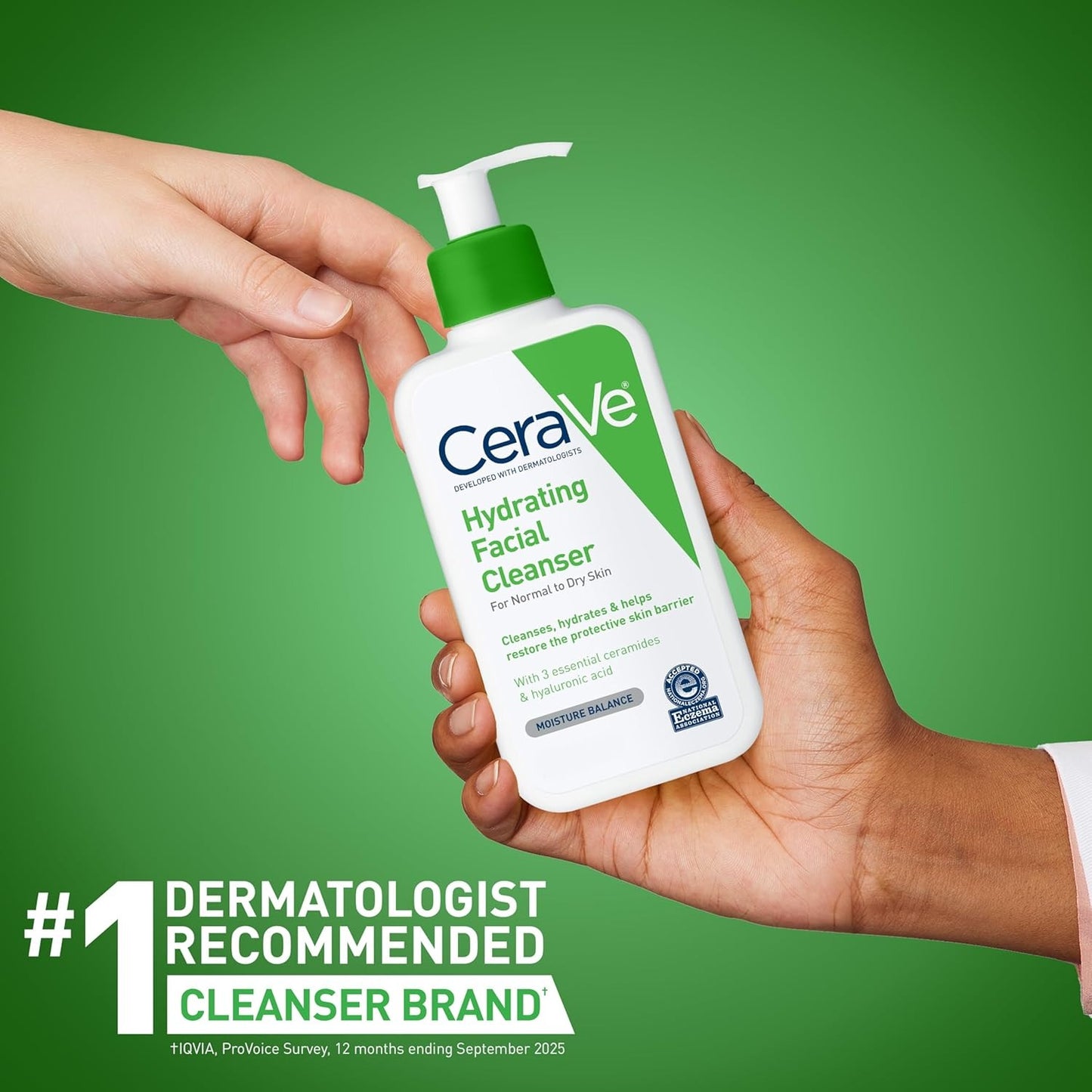 CeraVe Hydrating Facial Cleanser – Moisturizing Face Wash for Normal to Dry Skin