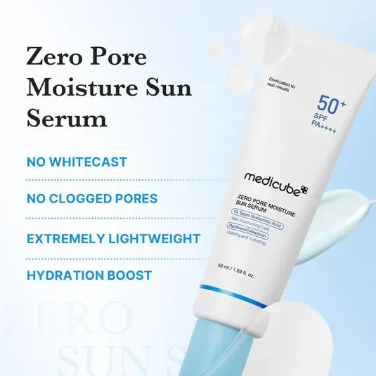 Medicube Zero Pore Moisture Sun Serum SPF 50+ - 50ml