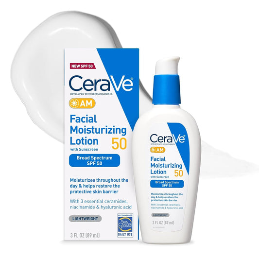 CeraVe AM Facial Moisturizing Lotion with SPF 30 – Daily Moisturizer & Sunscreen