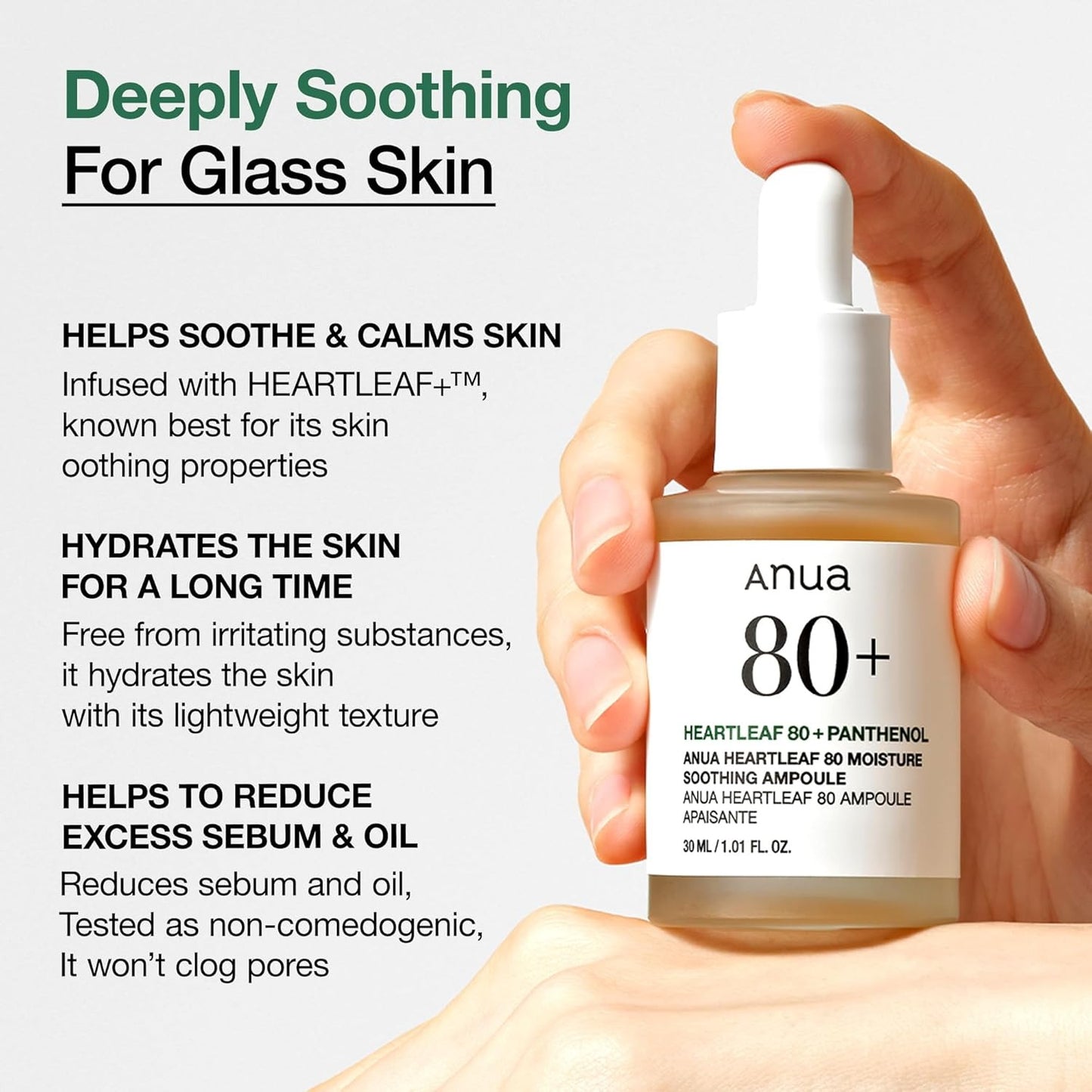 Anua Houttuynia Cordata 80% Moisture Soothing Ampoule