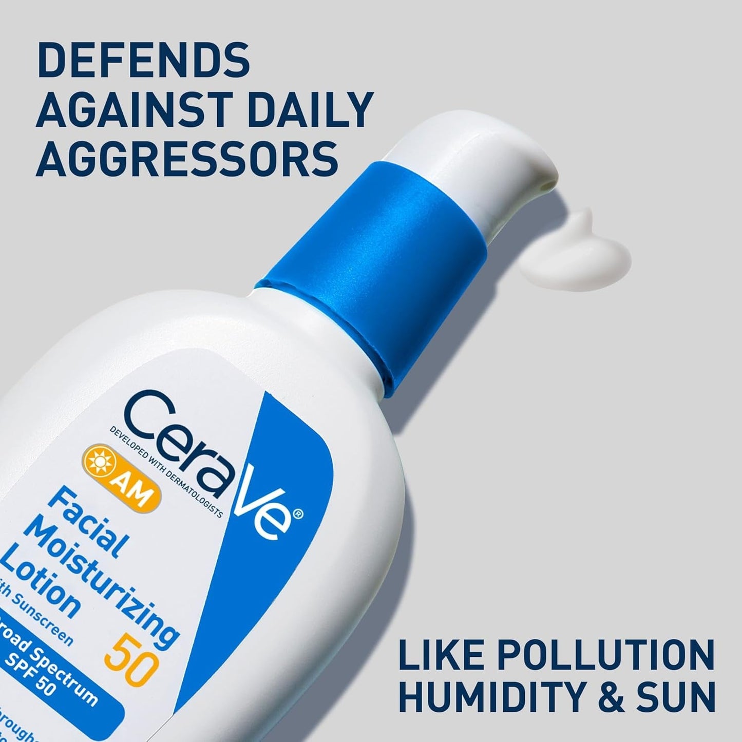 CeraVe AM Facial Moisturizing Lotion with SPF 30 – Daily Moisturizer & Sunscreen