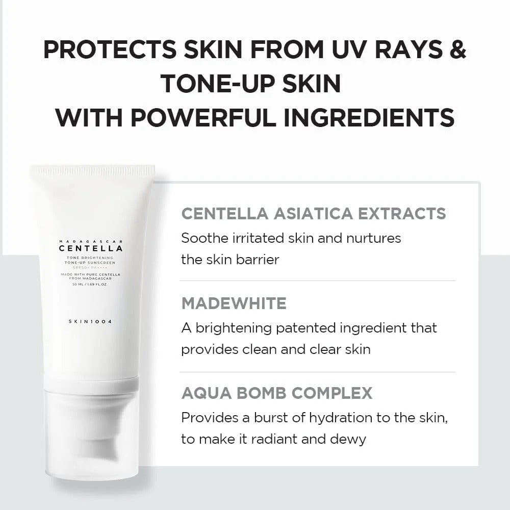 Skin1004 Madagascar Centella Tone Brightening Tone-Up Sunscreen