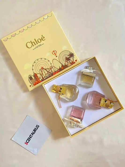 Chloé Mini Perfume Gift Set 4 x 30ml for Women | Luxury Designer Fragrance Collection