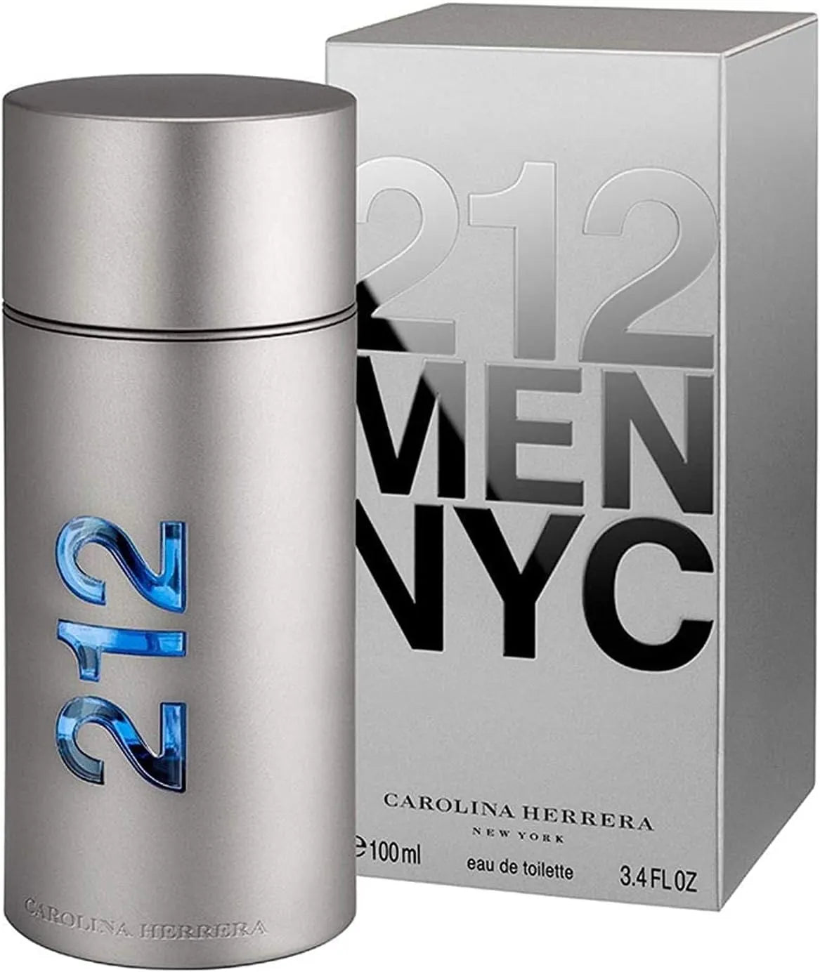 Carolina Herrera 212 Men Eau de Toilette 100ml | Fresh Woody Fragrance for Men